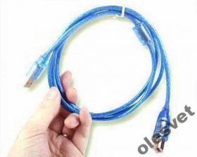 Кабелі Кабели ^/--/^ Кабель USB - AM/BM 1,5 /--/ м с фильтром для принтера... ^_^^^ Кабель USB - AM/BM 1,5 /--/ м з фільтром для принтера. .. - фото фото фото