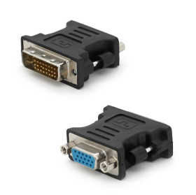 Адаптери Адаптеры ^/--/^ Переходник VGA (мама) / DVI-I 24 + 5 (папа) Black Q /--/ 50 ^_^^^ Перехідник VGA (мама) / DVI-I 24 + 5 (папа) Black Q /--/ 50 - фото фото фото