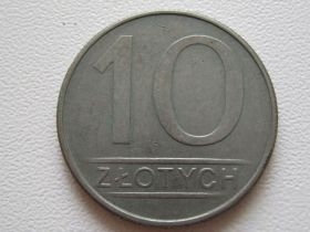 - року - года ^/--/^ Польша 10 злотых 1986 года #10536 ^_^^^ Польща 10 злотих 1986 року #10536 - фото фото фото