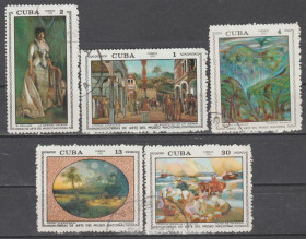 Острівні держави Островные государства ^/--/^ Куба 1972 живопись ^_^^^ Куба 1972 живопис - фото фото фото