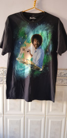 Футболки, майки Футболки, майки ^/--/^ Футболка &amp;quot;Bob Ross&amp;quot;  (100% cotton, L, Haiti) ^_^^^ Футболка &amp;quot;Bob Ross&amp;quot; (100% cotton, L, Haiti) - фото фото фото