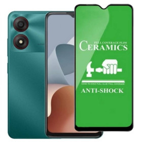 Чохли, бампера Чехлы, бампера ^/--/^ Захисне скло-плівка Fiji Ceramics для ZTE Blade A /--/ 34 повна проклейка чорний ^_^^^ Защитное стекло-пленка Fiji Ceramics для ZTE Blade A /--/ 34 полная проклейка черный - фото фото фото