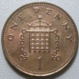 Єлизавета II (після ) Елизавета II (после ) ^/--/^ Велика Британія 1 пенні 2004 року 43195 ^_^^^ Великобритания 1 пенни 2004 года 43195 - фото фото фото