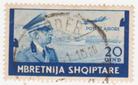 Балканський півострів Балканский полуостров ^/--/^ Албания  1940 г. № 346 гашеная ^_^^^ Албанія 1940 р. No 346 гашена - фото фото фото