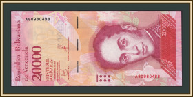 Венесуела Венесуэла ^/--/^ Венесуэла 20000 боливаров 2017 P-99  (99 /--/ b) UNC ^_^^^ Венесуела 20000 боліварів 2017 P-99 (99 /--/ b) UNC - фото фото фото