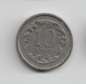 Сучасна (після ) Современная (после ) ^/--/^ Монета Польша 10 грошей 2001 года ^_^^^ Монета Польща 10 грошей 2001 року - фото фото фото