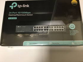 Комутатори, Світчі Коммутаторы, Свитчи ^/--/^ Коммутатор   (свитч) TP-LINK TL-SF /--/ 1024 /--/ D   (24-port 10/100 Мбит, металл). Новый. Оригинал. ^_^^^ Комутатор (світч) TP-LINK TL-SF /--/ 1024 /--/ D (24-port 10/100 Мбіт, метал). Новий. Оригінал. - фото фото фото