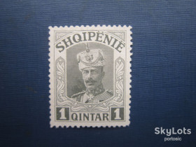 Балканський півострів Балканский полуостров ^/--/^ Марка Албанія 1914 стандарт Принц Вільгельм Фридріх Генріх цу Вид 1 кин MH КЦ 1.75 $ ^_^^^ Марка Албания 1914 стандарт Принц Вильгельм Фридрих Генрих цу Вид 1 кин MH КЦ 1.75 $ - фото фото фото