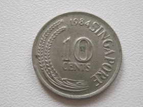 Сінгапур Сингапур ^/--/^ Сингапур 10 центов 1984 года #16191 ^_^^^ Сінгапур 10 центів 1984 року #16191 - фото фото фото