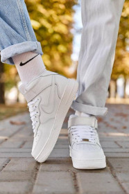 Кросівки Кроссовки ^/--/^ Nike Air Force Mid Winter White (Хутро) 36 43 - фото фото фото