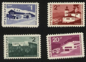 Балканський півострів Балканский полуостров ^/--/^ Болгария 1966 г № 1669‑1672 ** серия ^_^^^ Болгарія 1966 р No 1669-1672 ** серія - фото фото фото