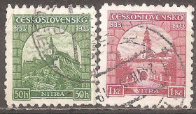 Чехословаччина Чехословакия ^/--/^ Чехословакия 1933 Sc.192-193 гаш. ПОЛНАЯ серия ^_^^^ Чехословаччина 1933 Sc.192-193 гаш. Повна серія - фото фото фото