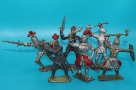Фігурки, солдатики Фигурки, солдатики ^/--/^ ЛИЦАРІ рыцари CHERILEA 60-65 /--/ мм ВЕЛИКОБРИТАНІЯ повний набір ^_^^^ Рыцари CHERILEA 60-65 /--/ мм ВЕЛИКОБРИТАНИЯ полный набор - фото фото фото