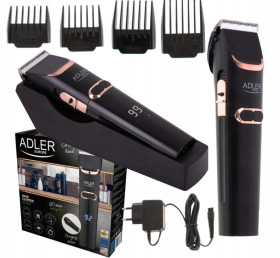 Машинки для стрижки Машинки для стрижки ^/--/^ Машинка для стриження Adler AD 2832 — Керамічне лезо, 4 насадки, 90 хв роботи, Турборежим, РК-дисплей ^_^^^ Машинка для стрижения Adler AD 2832 — Керамическое лезвие, 4 насадки, 90 мин работы, Турборежим, РК-дисплей - фото фото фото