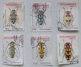 Мозамбік Мозамбик ^/--/^ Мозамбик 1978 Жуки, гашеные ^_^^^ Мозамбік 1978 Жуки, гашені - фото фото фото