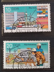 НДР, ФРН ГДР, ФРГ ^/--/^ ГДР 1979 г - Инициатива FDJ в Берлине ^_^^^ НДР 1979 - Ініціатива FDJ в Берліні - фото фото фото
