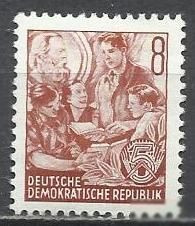 НДР, ФРН ГДР, ФРГ ^/--/^ ГДР 1953 молодежь Карл Маркс стандарт офсет 1 /--/ м. ^_^^^ НДР 1953 молодь Карл Маркс стандарт офсет 1 /--/ м. - фото фото фото