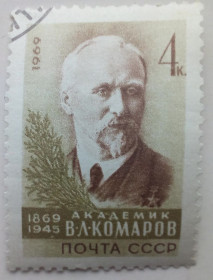 СРСР - СССР - ^/--/^ СССР 1969 Академик Комаров, гашеная (I) ^_^^^ СРСР 1969 Академік Комарів, гашена (I) - фото фото фото
