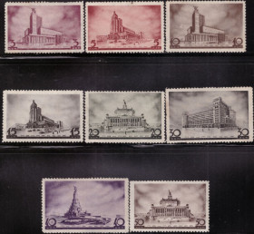 СРСР - СССР - ^/--/^ СССР. Архитектура  (серия)* 1937 г. ^_^^^ СРСР. Архітектура (серія) * 1937 - фото фото фото