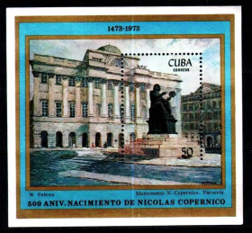 Освоєння космосу Освоение космоса ^/--/^ Космос . Куба 1973 г  MNH - блок ^_^^^ Космос . Куба 1973 MNH - фото фото фото