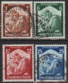 Третій Рейх (-) Третий Рейх (-) ^/--/^ 1935 - Рейх - Повернення Саара Mi.565-68  _14.0 € ^_^^^ 1935 - Рейх - Возвращение Саара Mi.565-68 _14.0 € - фото фото фото