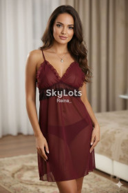 Пеньюари Пеньюары ^/--/^ Шифонова нічна сорочка cottelli collection ^_^^^ Шифоновая ночная рубашка cottelli collection - фото фото фото