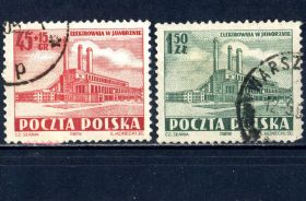 Польща Польша ^/--/^ Польша. Электростанция 1952 г. ^_^^^ Польща. Електростанція 1952 - фото фото фото