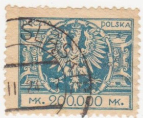 Польща Польша ^/--/^ Польша 1924 г №  161 гашеная ^_^^^ Польща 1924 р. No 161 гашена - фото фото фото