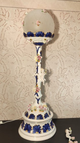 Інше Другое ^/--/^ * Capodimonte ceramic floor lamps with globular glas ^_^^^ Capodimonte ceramic floor lamps with globular glas - фото фото фото