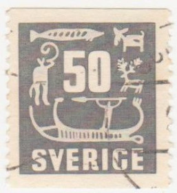 Скандинавія Скандинавия ^/--/^ Швеция 1954 г. № 398 гашеная ^_^^^ Швеція 1954 р. No 398 гашена - фото фото фото