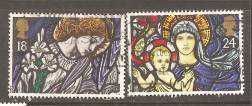 Великобританія Великобритания ^/--/^ Великобритания 1992 Sc.1468,1469 used Рождество ^_^^^ Великобританія 1992 Sc.1468,1469 used Різдво - фото фото фото