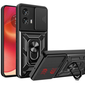 Чохли, бампера Чехлы, бампера ^/--/^ Чохол Fiji Camera Defence для Motorola Edge 50 Fusion бампер із захистом камери та підставкою Black ^_^^^ Чехол Fiji Camera Defence для Motorola Edge 50 Fusion бампер с защитой камеры и подставкой Black - фото фото фото