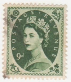 Великобританія Великобритания ^/--/^ Англия   1952 г..№ 268 гашеная ^_^^^ Англія 1952 р. No 268 гашена - фото фото фото