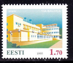 Балтійські країни Балтийские страны ^/--/^ Эстония 1995 г MNH - архитектура ^_^^^ Естонія 1995 MNH - архітектура - фото фото фото