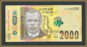Малаві Малави ^/--/^ Малави 2000 квача 2021 P-69  (69 /--/ e) UNC ^_^^^ Малавы 2000 квача 2021 P-69 (69 /--/ e) UNC - фото фото фото
