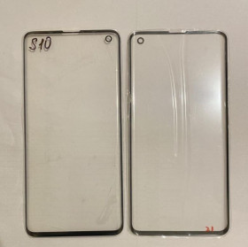 Сенсорні екрани і Дисплеї Сенсорные экраны и Дисплеи ^/--/^ Samsung Galaxy S /--/ 10 / G /--/ 973 стекло для ремонта дисплея без ОСА пленки ^_^^^ Samsung Galaxy S /--/ 10 / G /--/ 973 скло для ремонту дисплея без ОСА плівки - фото фото фото