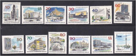 НДР, ФРН ГДР, ФРГ ^/--/^ ZM Германия  Берлин 1965 г MNH - архитектура ^_^^^ ZM Німеччина Берлін 1965 р MNH - архітектура - фото фото фото