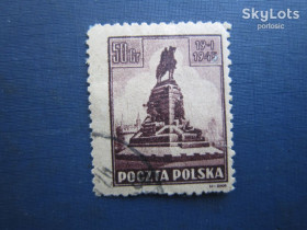 Архітектура Архитектура ^/--/^ Марка Польща 1945 звільнення Кракова пам&amp;apos;ятник 50 гр гаш ^_^^^ Марка Польша 1945 освобождение Кракова памятник 50 гр гаш - фото фото фото