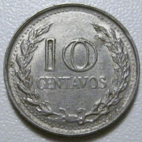 Колумбія Колумбия ^/--/^ Колумбія 10 сентаво 1974 року 40614 ^_^^^ Колумбия 10 сентаво 1974 года 40614 - фото фото фото