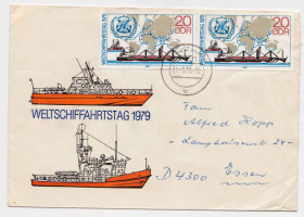 Тематичні колекції Тематические коллекции ^/--/^ Флот EU ГДР 1979 г - конверт - ^_^^^ Флот EU НДР 1979 - конверт - фото фото фото