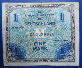 Німеччина Германия ^/--/^ Германия 1 марка 1944 зона оккупации СССР, Секретный знак Forbes, серия 9 знаков ^_^^^ Німеччина 1 марка 1944 зона окупації СРСР, Секретний знак Forbes, серія 9 знаків - фото фото фото