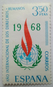 Іспанія Испания ^/--/^ Испания 1968 Международный год прав человека, MNH ^_^^^ 1968 — Міжнародний рік прав людини, MNH - фото фото фото