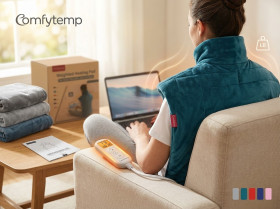 Інші спортивні і туристичні товари Другие спортивные и туристические товары ^/--/^ Електрична грілка для шиї, плечей та спини Comfytemp K /--/ 9066 з обтяженням ^_^^^ Электрическая грелка для шеи, плеч и спины Comfytemp K /--/ 9066 с обременением - фото фото фото