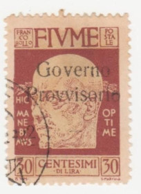 Угорщина Венгрия ^/--/^ Фиуме  1921 г. № 115  гашеная ^_^^^ Фіуме 1921 р. No 115 гашена - фото фото фото