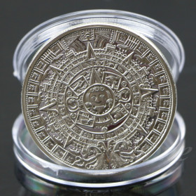 Сувенірні монети Сувенирные монеты ^/--/^ Сувенирная монета Календарь Майя Silver /--/ 1 ^_^^^ Календар Майя Silver /--/ 1 - фото фото фото
