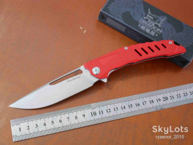 Ножі, мультітули Ножи, мультитулы ^/--/^ Nimoknives &amp; Fatdragon NO. 511, D /--/ 2, G /--/ 10 Red, Tactical, Flipper, подшипник, EDC ^_^^^ Nimoknives &amp; Fatdragon NO. 511, D /--/ 2, G /--/ 10 Red, Tactical, Flipper, підшипник, EDC - фото фото фото