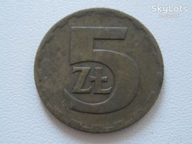 - року - года ^/--/^ Польша 5 злотых 1976 года #13767 ^_^^^ Польща 5 злотих 1976 року #13767 - фото фото фото