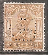 Індія Индия ^/--/^ Бр.Индия 1912 Sc.89 гаш. ПЕРФИН ^_^^^ Бр.Індія 1912 Sc.89 гаш. Перфін - фото фото фото