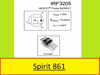 Транзистори Транзисторы ^/--/^ Транзистор полевой IRF /--/ 3205 ^_^^^ Транзистор польовий IRF /--/ 3205 - фото фото фото
