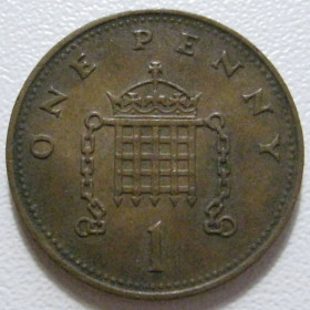 Єлизавета II (після ) Елизавета II (после ) ^/--/^ Велика Британія 1 пенні 1987 року 43050 ^_^^^ Великобритания 1 пенни 1987 года 43050 - фото фото фото